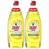 Detergent de Vase cu Aroma de Citrice - Fairy Extra+ Aroma de Citrice, 2 x 650 ml