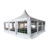 Pagoda 6x6m 500 G/m² Pvc, Alb - Corturi24