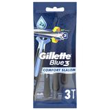 Aparat de Ras cu 3 Lame - Gillette Blue 3 Comfort Slalom, 3 buc