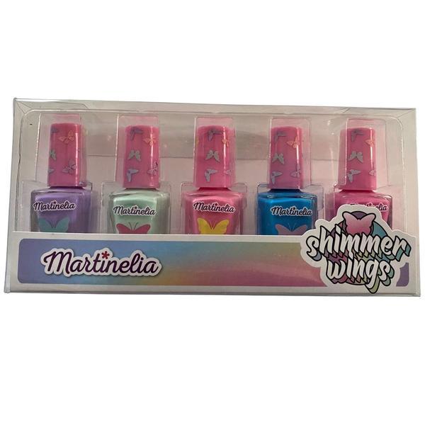Set 5 lacuri de unghii Shimmer Wings Martinelia 11950, 20 ml