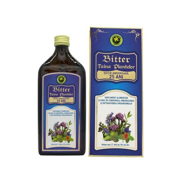Bitter Taina Plantelor Fara Alcool - Hypericum, 500 ml