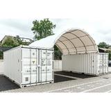 Acoperis Container 6x12 m - 72m² - alb - Corturi24