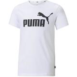 Tricou copii Puma Essentials Logo 58696002, 128 cm, Alb