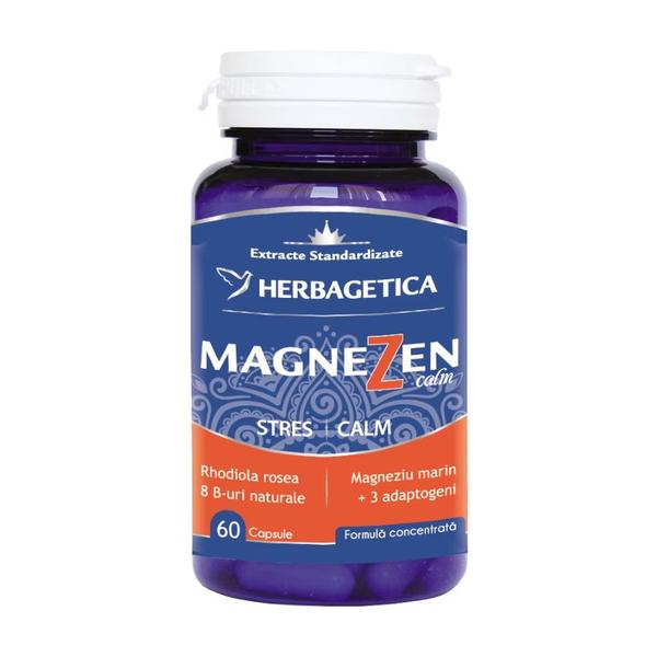 Magnezen Calm Herbagetica, 60 capsule