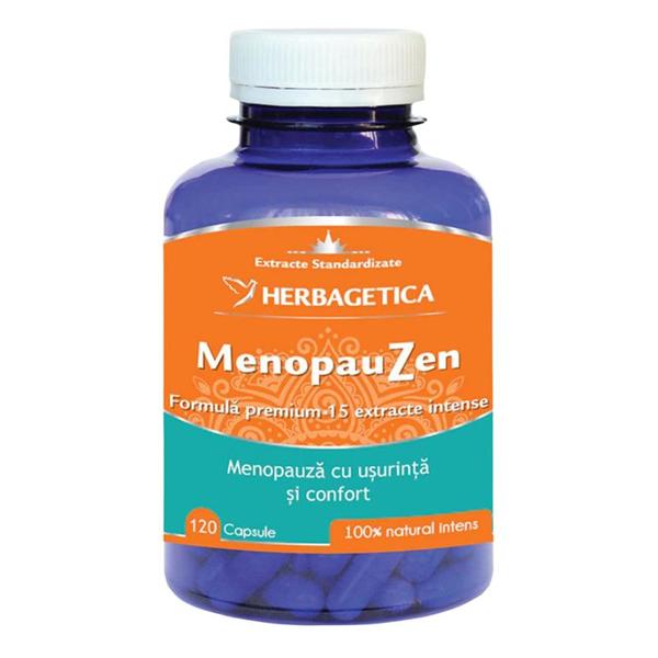 MenopauZen Herbagetica, 120 capsule