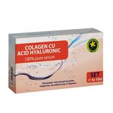 Set Colagen Peptide cu Acid Hialuronic - Hypericum, 6 buc x 10 ml