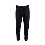 Pantaloni trening barbat, negru, cu terminatie inferioara elastica, L