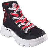 Pantofi sport femei Skechers Street x The Rolling Stones Roadies Surge 177967BKRD, 36, Negru