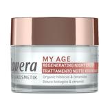 Crema de Noapte Regeneranta cu Hibiscus si Ceramide pentru Ten Matur - My Age Lavera, 50 ml