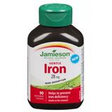Fier cu Actiune Blanda 28 mg - Jamieson Gentle Iron, 90 capsule