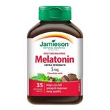 Melatonina cu Ciocolata si Menta 5 mg, Sublinguala cu Dizolvare Rapida - Jamieson, 35 comprimate