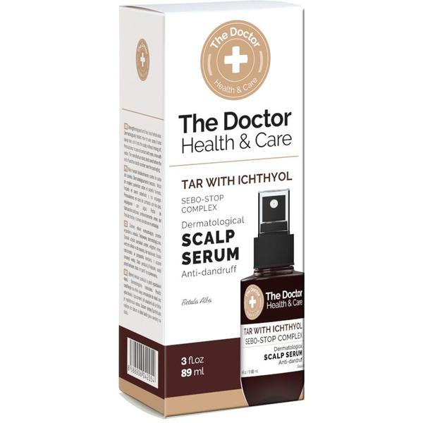 Ser Antimatreata - The Doctor Health & Care Tar With Ichthyol Sebo-Stop Complex Dermatological Scalp Serum Anti-dandruff, 89 ml