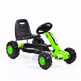 Kart cu pedale pentru copii Bolt Green - Moni