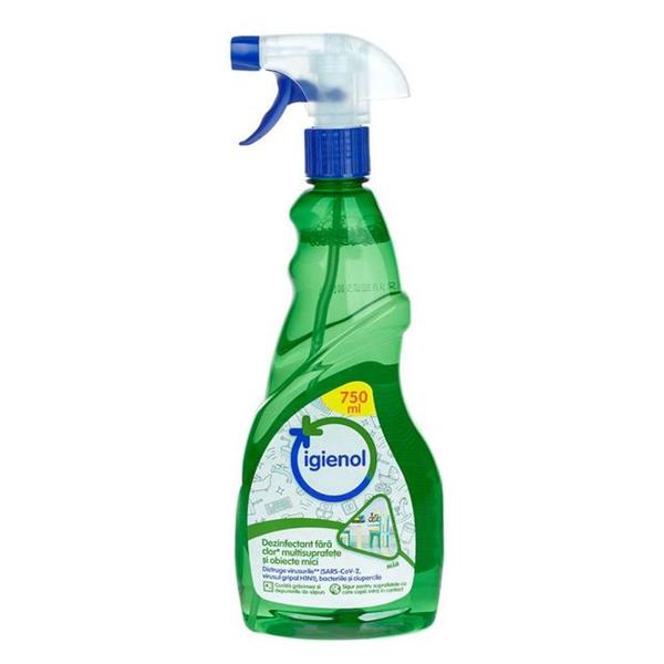 Dezinfectant Fara Clor Multisuprafete si Obiecte Mici - Igienol, parfum de Mar, 750 ml