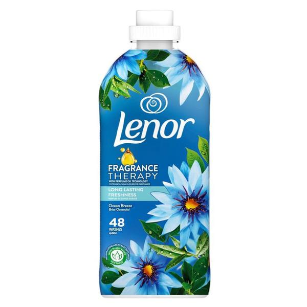 Balsam de  Rufe Lenor Fragrance Therapy Ocean Breeze & Lime, 48 spalari, 1200 ml