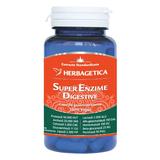 Super Enzime Digestive Herbagetica, 30 capsule