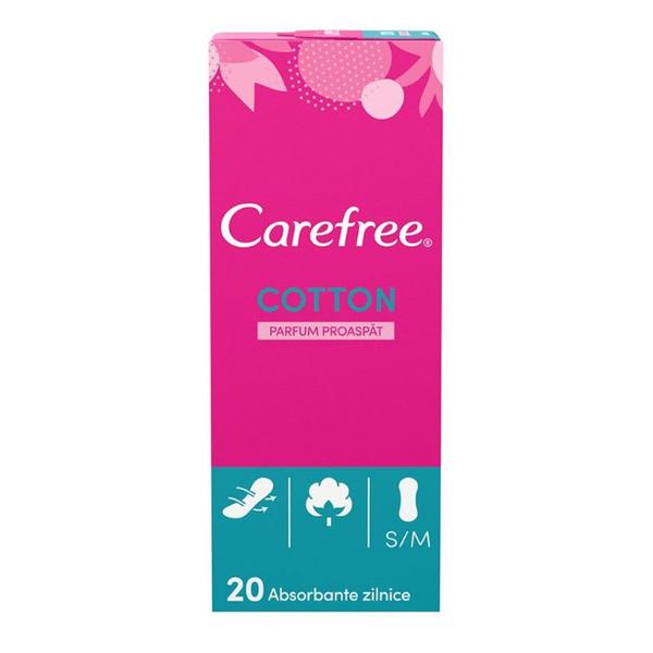 Absorbante Zilnice Parfum Proaspat - Carefree Fresh Pantyliners, 20 buc