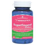 SuperFecund pentru Femei Herbagetica, 60 capsule