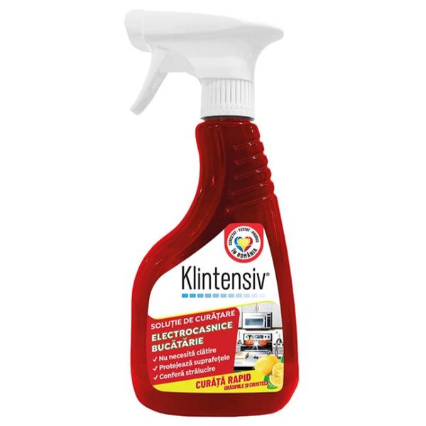 Solutie de Curatare pentru Electrocasnice si Bucatarie Klintensiv, 500 ml