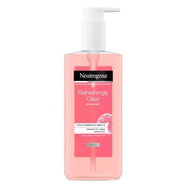 Gel de Curatarea Faciala pentru Ten cu Imperfectiuni - Neutrogena Facial Wash Refreshingly Clear, 200 ml