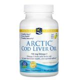 Arctic Cod Liver Oil Lemon 750mg 90 Soft Gels - Nordic Naturals