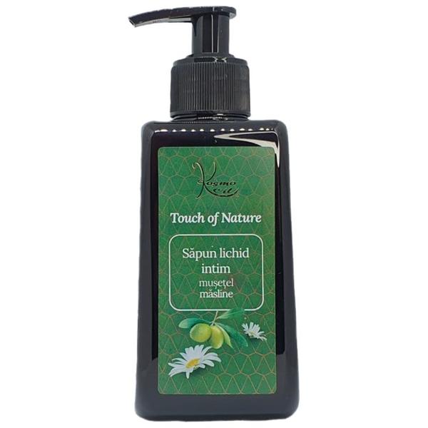Sapun lichid intim cu musetel si masline touch of nature, kosmo oil, 300 ml