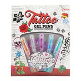 Pix cu gel si sclipici pentru tatuaje 5 buc/set, 7Toys