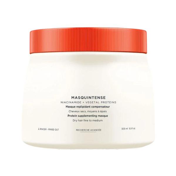 Masca pentru Par Uscat si Fin Kersatase - Masquintense with Niacinamide and Vegetal Proteins, 500 ml