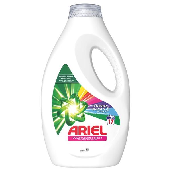 Detergent Automat Lichid - Ariel Color Clean & Fresh Turbo Clean Action, 17 spalari, 850 ml