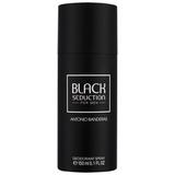 Deodorant Antonio Banderas Seduction in Black, Barbati, 150 ml