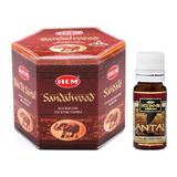 Pachet 40 Conuri parfumate Backflow Hem Santal si Ulei aromaterapie Santal Kingaroma, 40x10 ml