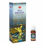 Pachet 120 betisoare parfumate Hem Briza Marina si Ulei aromaterapie Ocean Kingaroma, 10 ml