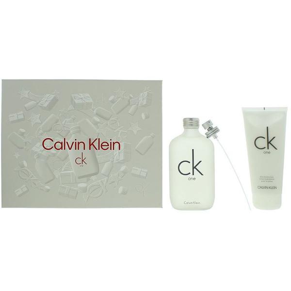 Set Calvin Klein CK One Unisex - Apa de toaleta 200 ml, Lotiune de Corp 200 ml