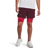 Pantaloni scurti barbati Under Armour Launch 5'' 2-In-1 1380886-600, S, Rosu