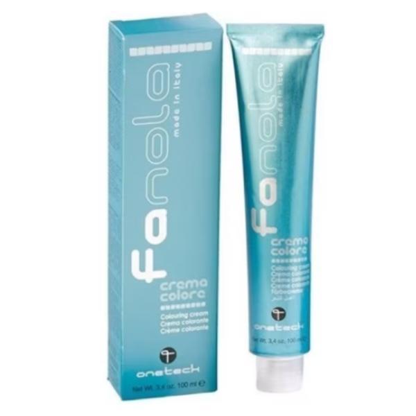 Vopsea permanenta fanola crema colore 8.0 light blonde, 100 ml