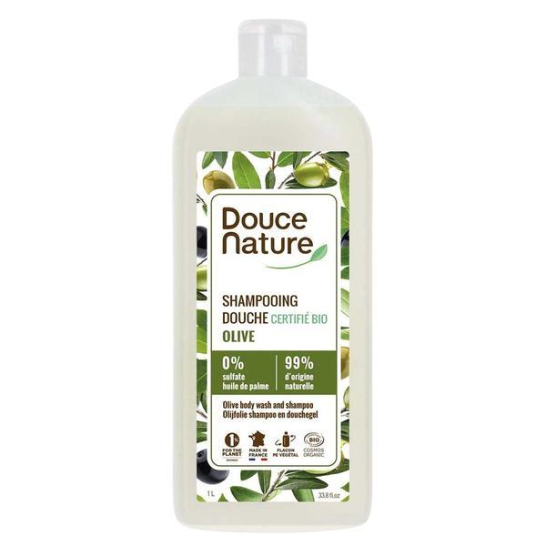 Sampon-dus cu ulei de masline douce nature, 1000 ml