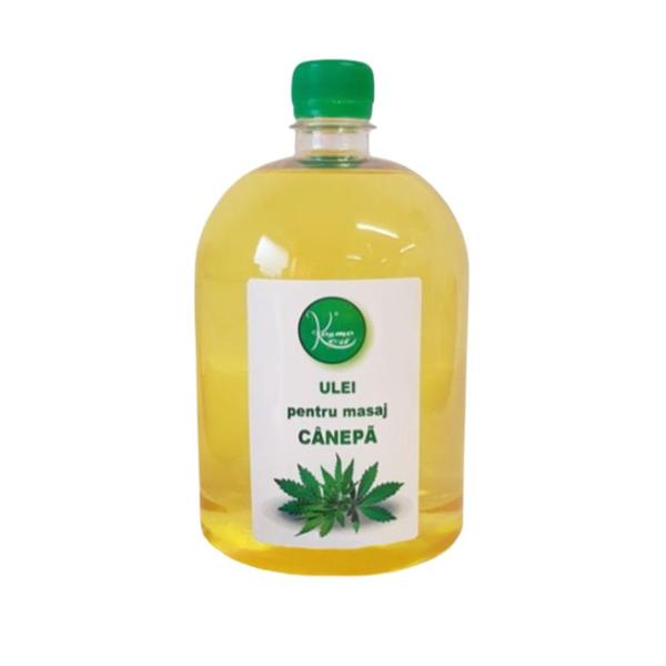 Ulei pentru Masaj cu Canepa Kosmo Oil, 1000 ml