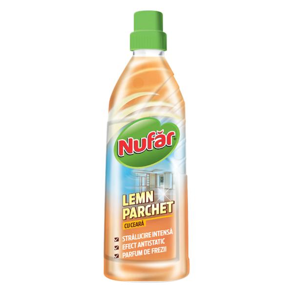 Detergent pentru Curatat Suprafete din Lemn sau Parchet - Nufar Lemn Parchet cu Ceara, 750 ml