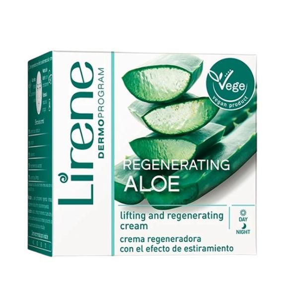 Crema regeneratoare de zi si noapte cu aloe 40+ - lirene dermo program vege regenerating aloe, 50 ml