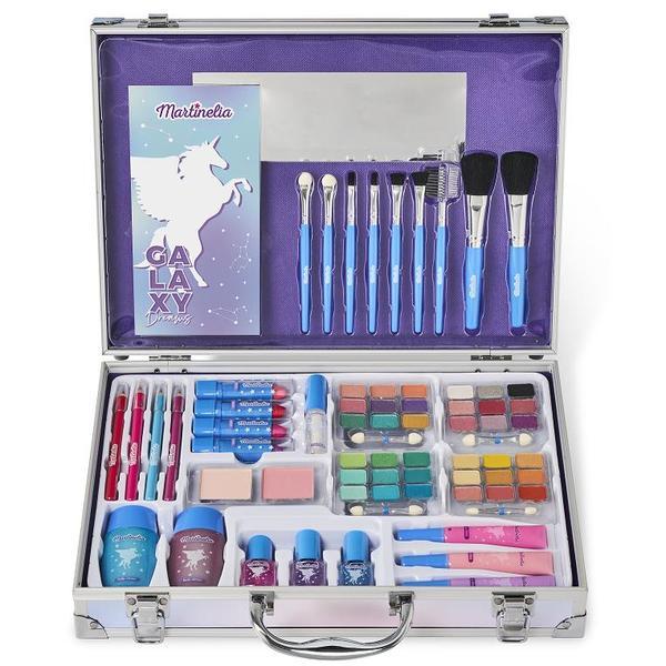 Trusa cu produse de machiaj pentru copii, martinelia, galaxy dreams super case