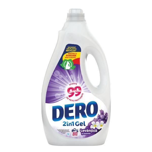 SHORT LIFE - Detergent Lichid cu Parfum de Levantica si Iasomie Dero 2 in 1 Gel, 4000 ml