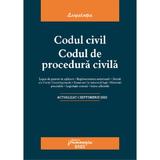 Codul civil. Codul de procedura civila Act. 1 Septembrie 2023, editura Hamangiu