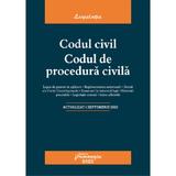 Codul civil. Codul de procedura civila Act. 1 Septembrie 2023, editura Hamangiu