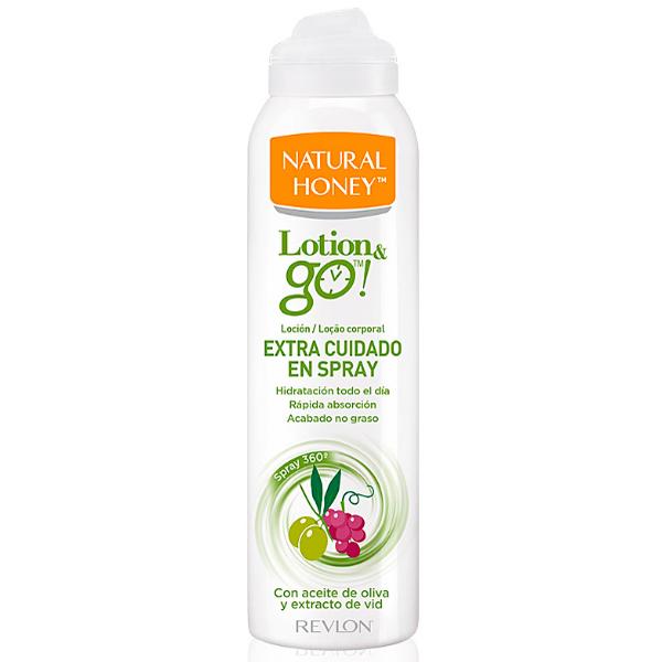 Lotiune de Corp Spray pentru Ingrijire Revlon Natural Honey Lotion & Go! Extra Cuidado, 200ml