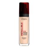 Fond de Ten Rezistent la Transfer - L'Oreal Paris Infaillible 32H Fresh Wear Foundation, nuanta 020 Neutral, 30 ml