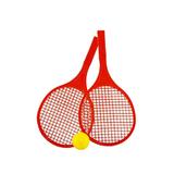 Palete tenis plaja Beach-Ball, 2 buc/set, 7Toys