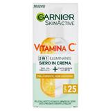 Serum crema Vitamina C cu efect de iluminare SPF25, Garnier, 50 ml