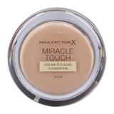 Fond de Ten Crema cu SPF 30 - Max Factor Miracle Touch Cream to Liquid Foundation, nuanta 080 Bronze, 11,5 g