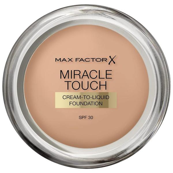 Fond de Ten Crema cu SPF 30 - Max Factor Miracle Touch Cream to Liquid Foundation, nuanta 075 Golden, 11,5 g