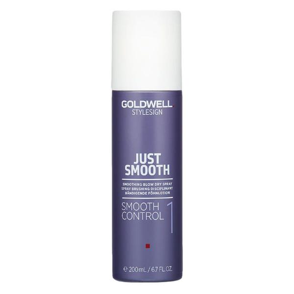 Spray de Netezire pentru Uscarea cu Uscatorul de Par - Goldwell Stylesign Just Smooth, Smooth Control 1, 200 ml